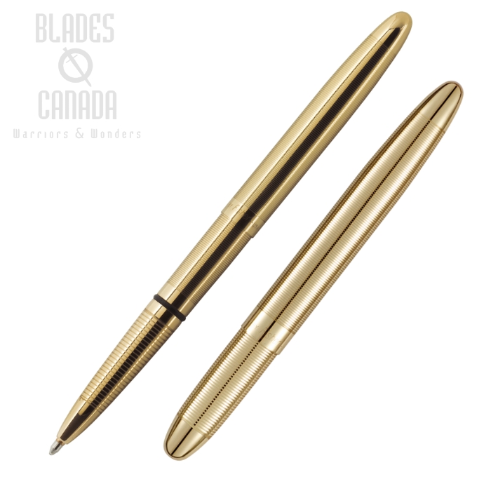 Fisher Space Pen Bullet Pen, Lacquered Brass, FP400G